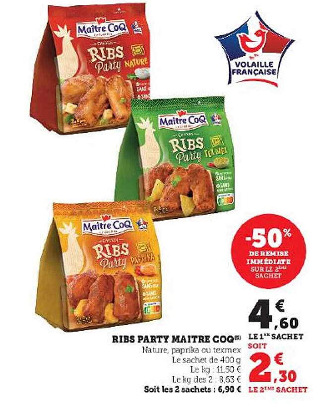 Ribs Party Maître Coq