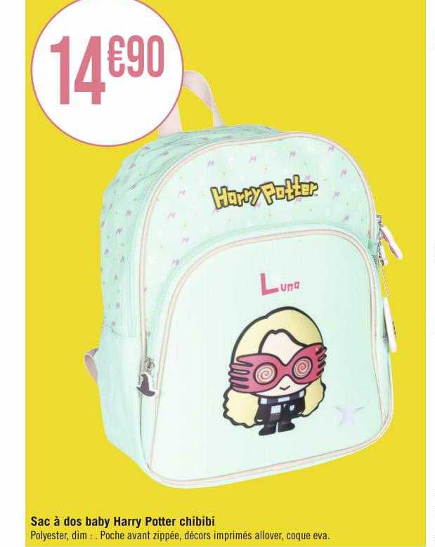 sac à dos baby harry potter chibibi