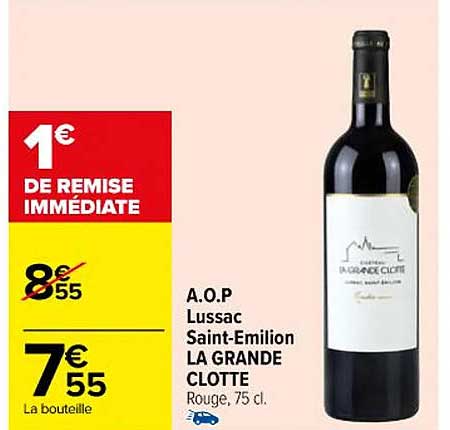 a.o.p lussac saint-emilion la grande clotte