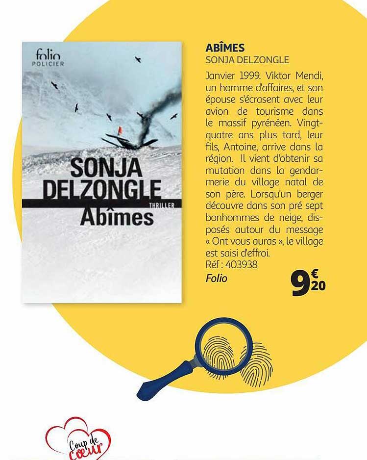 abîmes - sonja delzongle