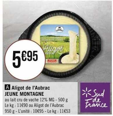 aligot de l'aubrac jeune montagne