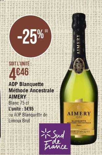 aop blanquette méthode ancestrale aimery