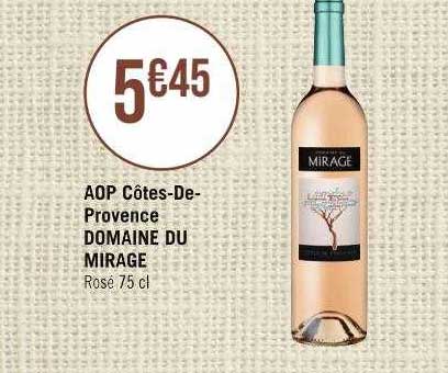 aop côtes-de-provence domaine du mirage