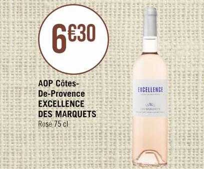 Aop Côtes-de-provence Excellence Des Marquets
