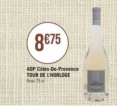 aop côtes-de-provence tour de l'horloge