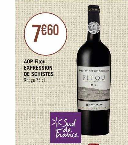 aop fitou expression de schistes