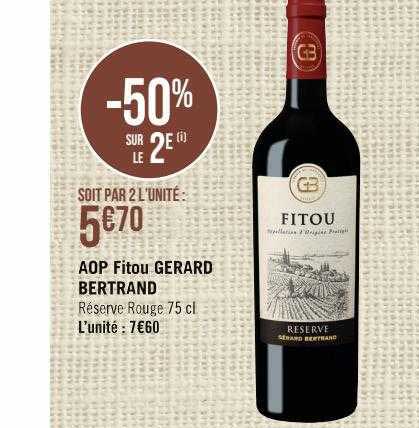 aop fitou gérard bertrand