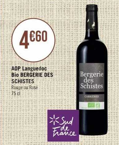 aop languedoc bio bergerie des schistes