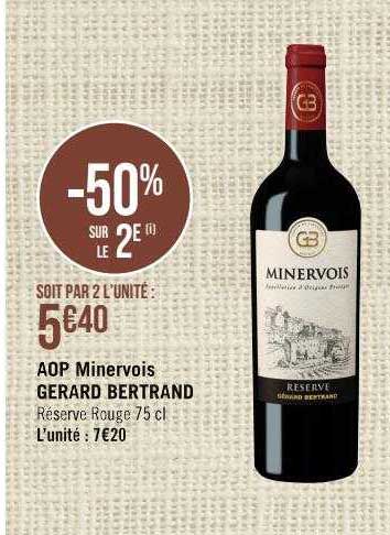 aop minervois gérard bertrand