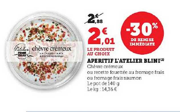 apéritif l'atelier blini