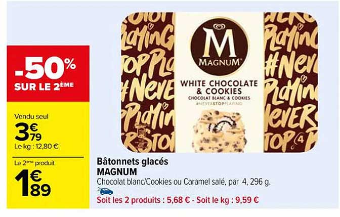 Bâtonnets Glacés Magnum