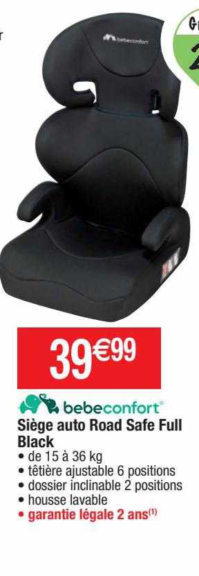 bebeconfort siège auto road safe full black