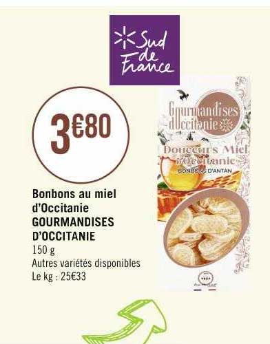 Bonbons Au Miel D'occitanie Gourmandises D'occitanie