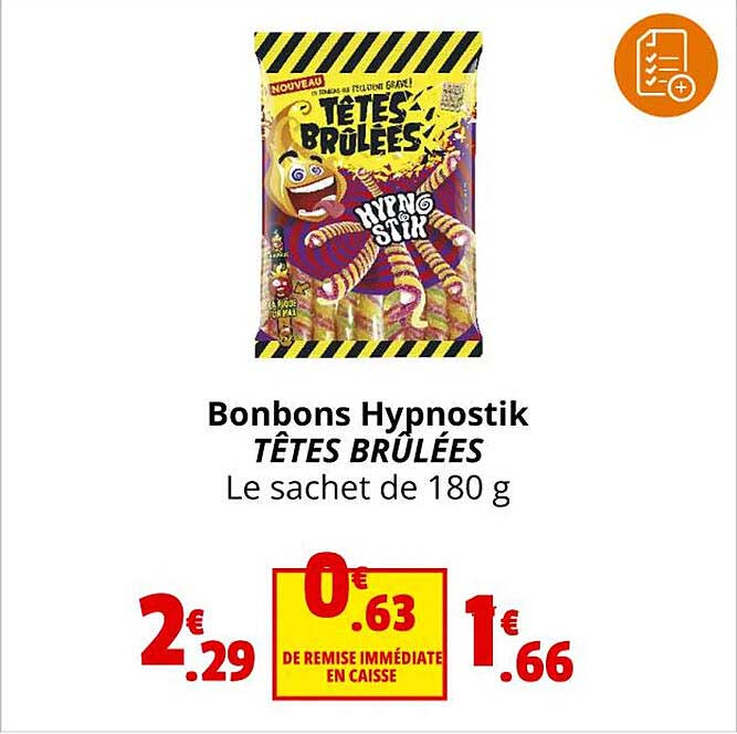 bonbons hypnostik têtes brûlées