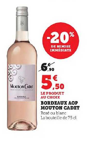 bordeaux aop mouton cadet
