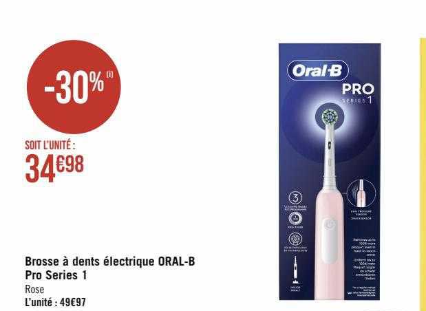 brosse à dents électrique oral-b pro séries 1