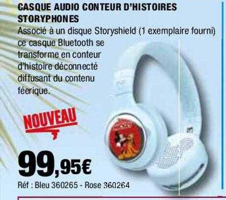 casque audio conteur d'histoires storyphones