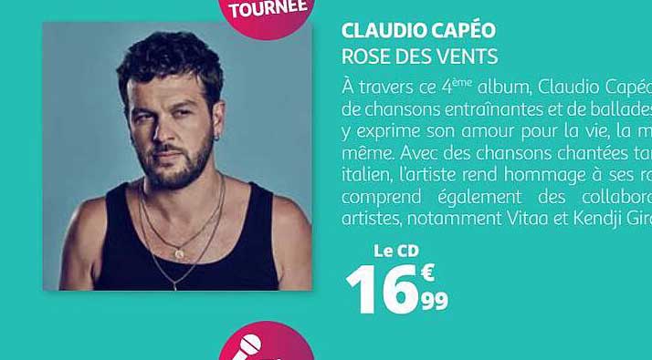 claudio capéo - rose des vents