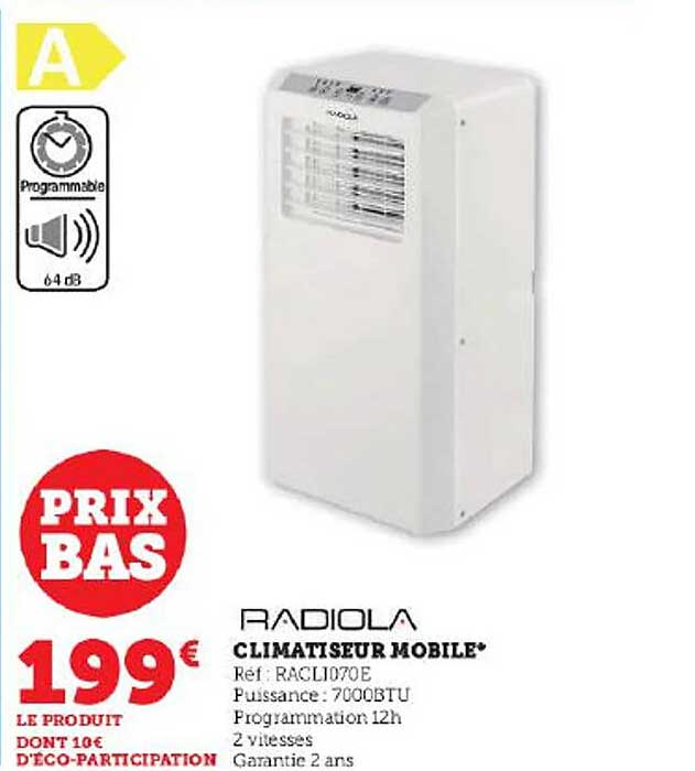 Climatiseur Mobile Radiola