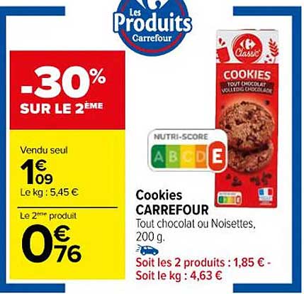 Cookies Carrefour