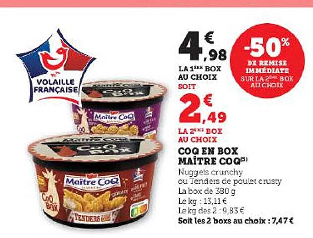 coq en box maître coq