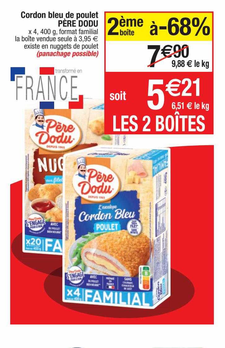 cordon bleu de poulet père dodu