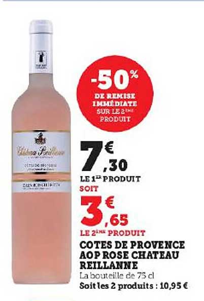 côtes de provence aop rosé château reillanne