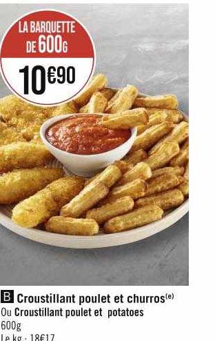 Croustillant Poulet Et Churros Ou Croustillant Poulet Et Potatoes
