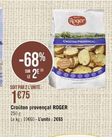 Croûton Provençal Roger