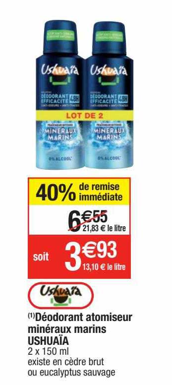 déodorant atomiseur minéraux marins ushuaïa