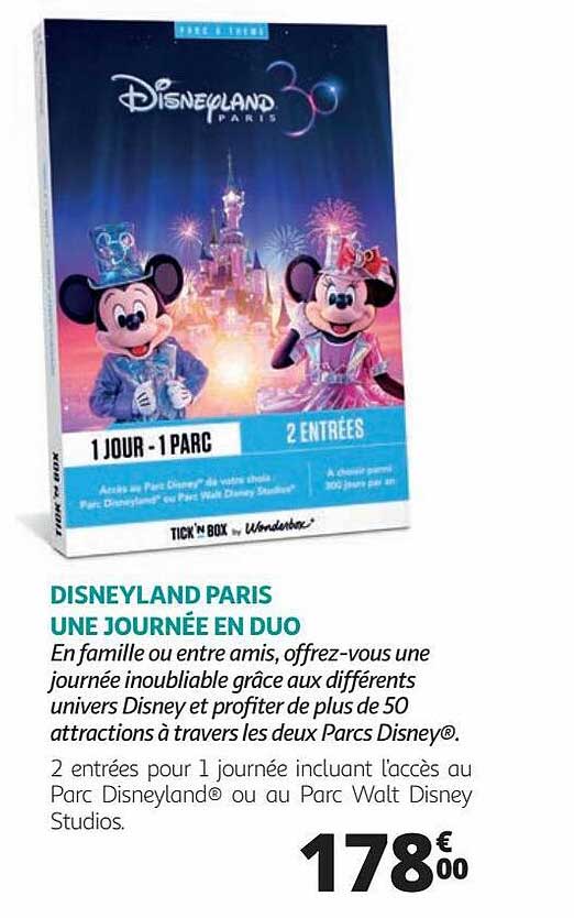disneyland paris une journée en duo