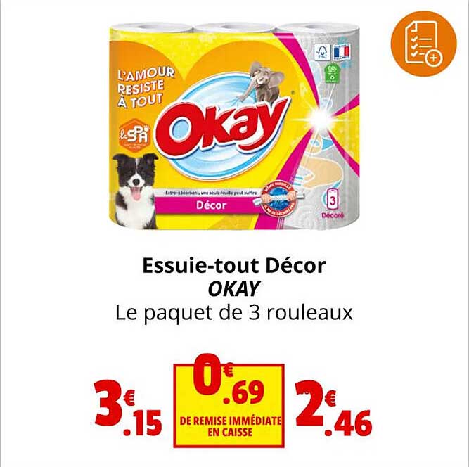 essuie-tout décor okay