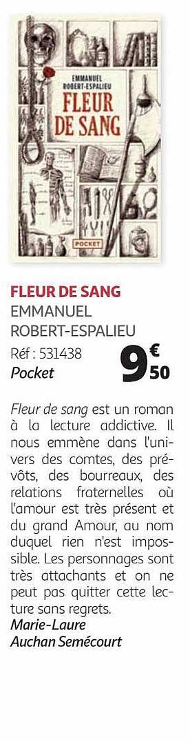 fleur de sang - emmanuel robert-respalieu