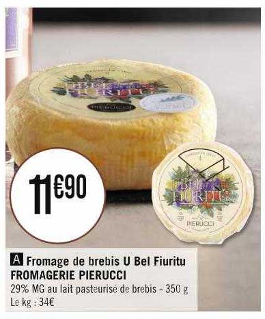 fromage de brebis u bel fiuritu fromagerie pierucci