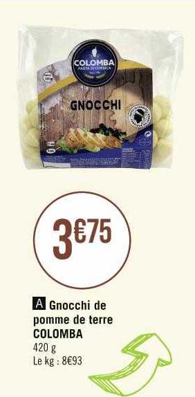 Gnocchi De Pomme De Terre Colomba