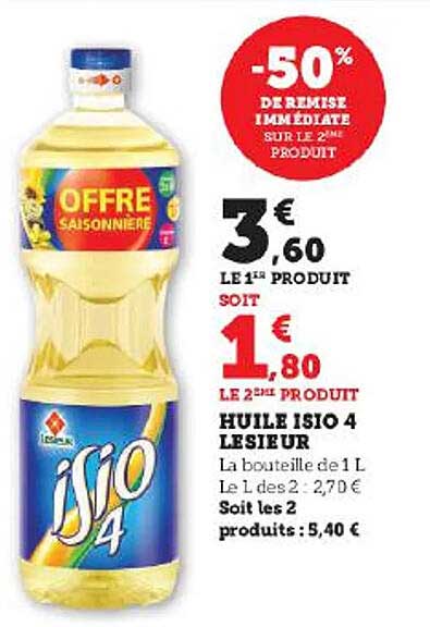 huile isio 4 lesieur