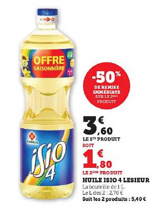 huile isio 4 lesieur