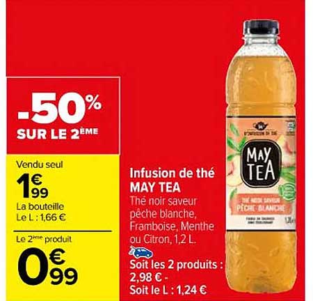 infusion de thé may tea