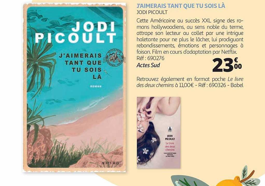 j'aimerais tant que tu sois là - jodi picoult
