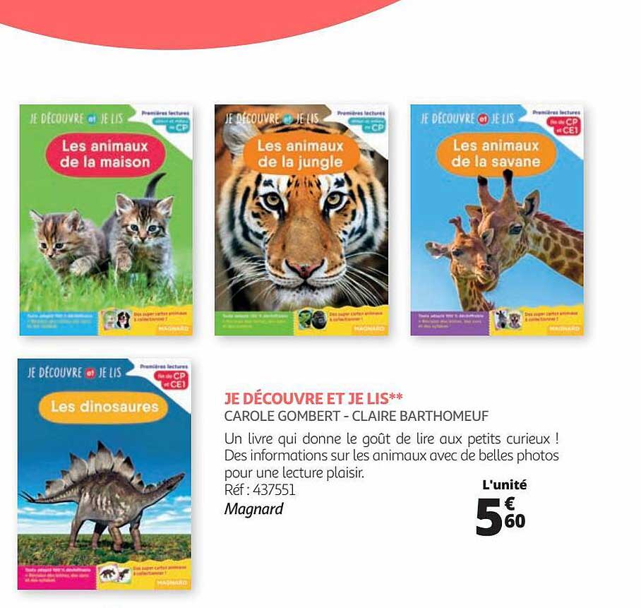 je découvre et je lis