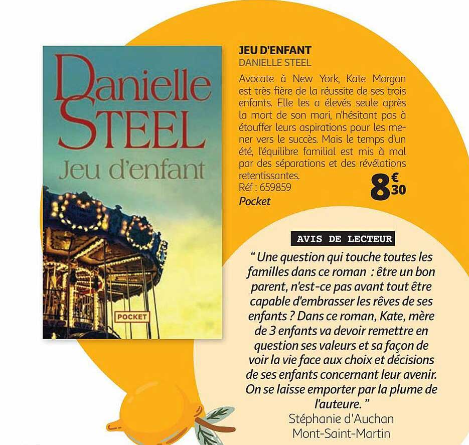 jeu d'enfant - danielle steel