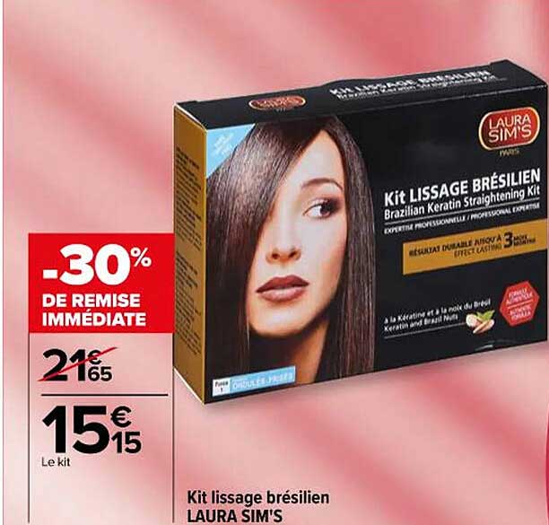 Kit Lissage Brésilien Laura Sim's