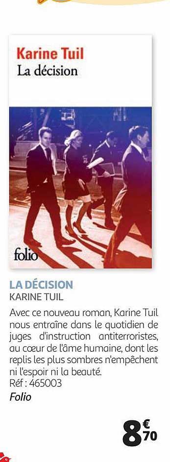 la décision - karine tuil