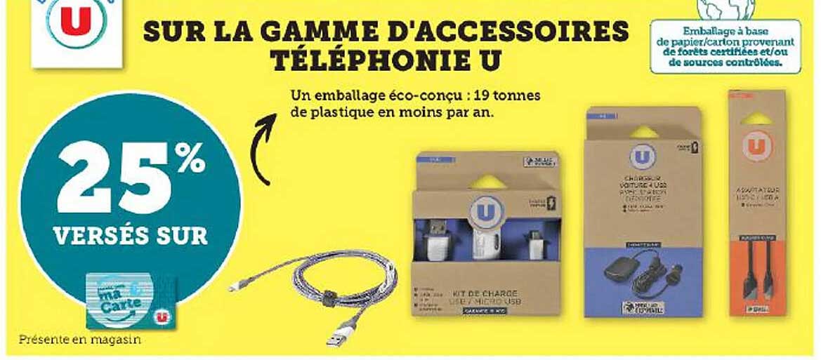 la gamme d'accessoires téléphonie u