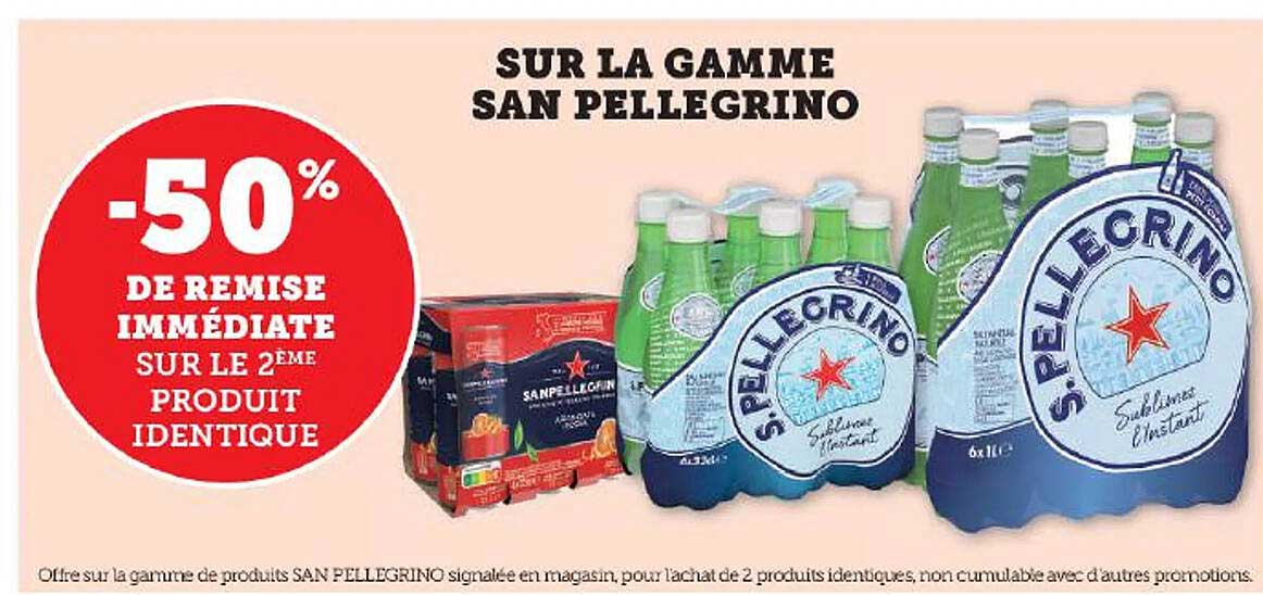 la gamme san pellegrino