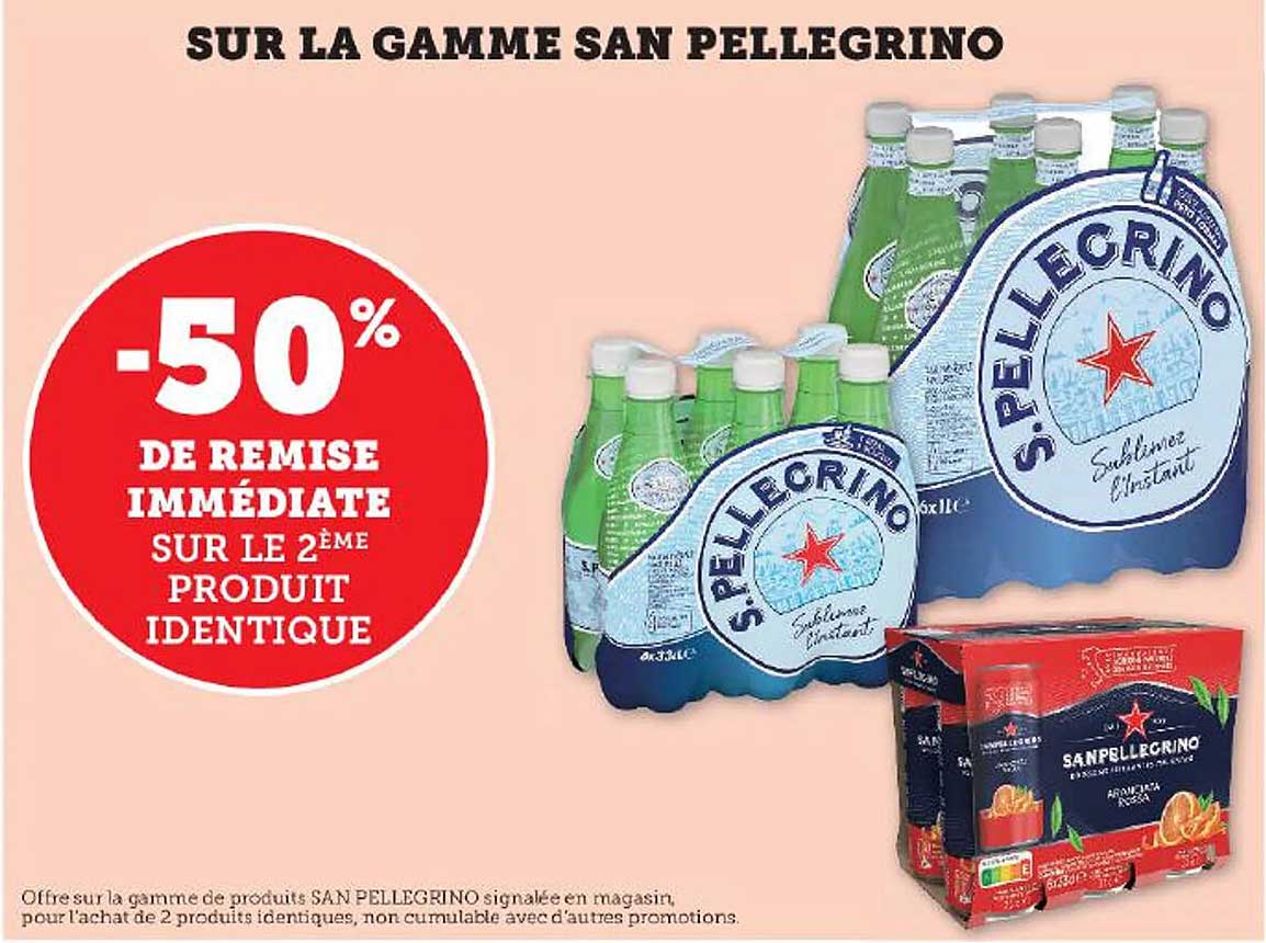la gamme san pellegrino