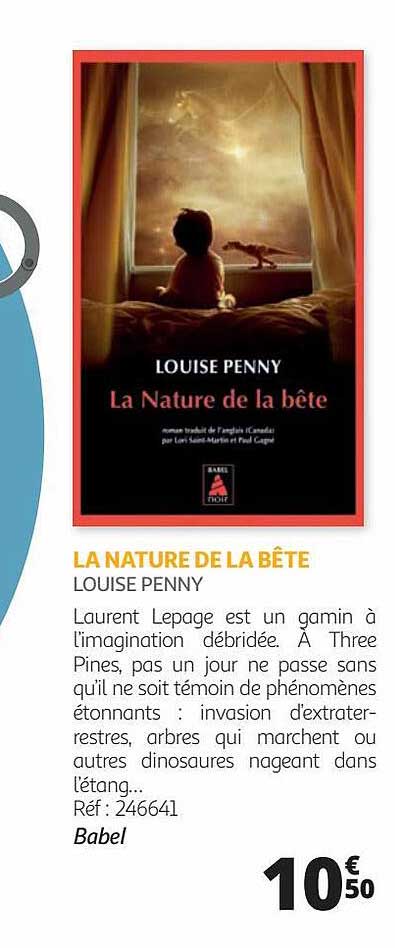 la nature de la bête - louise penny