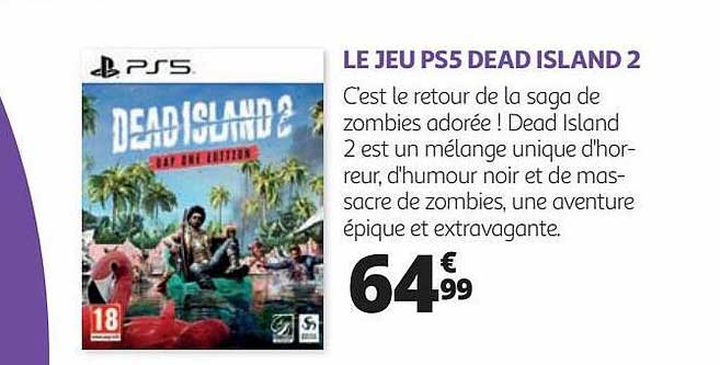le jeu ps5 dead island 2