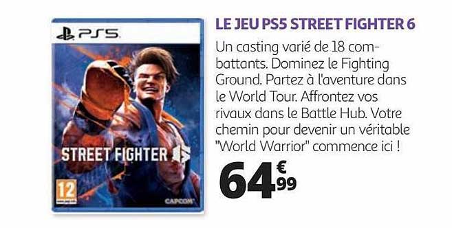 le jeu ps5 street fighter 6