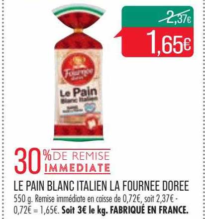 le pain blanc italien la fournée dorée